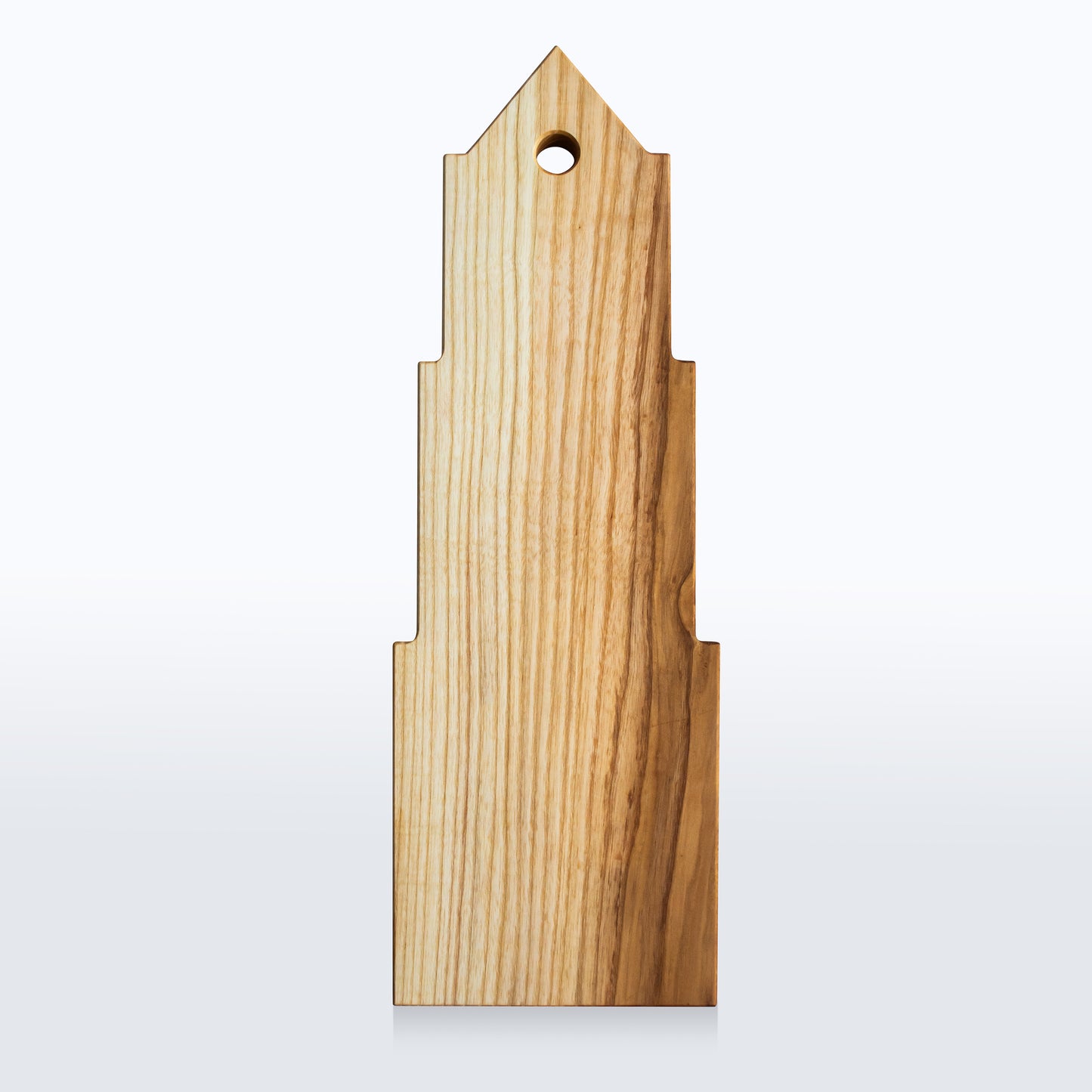 Unieke borrelplank “Domtoren” van Utrechtse stadshout, handgemaakt circulair product.
