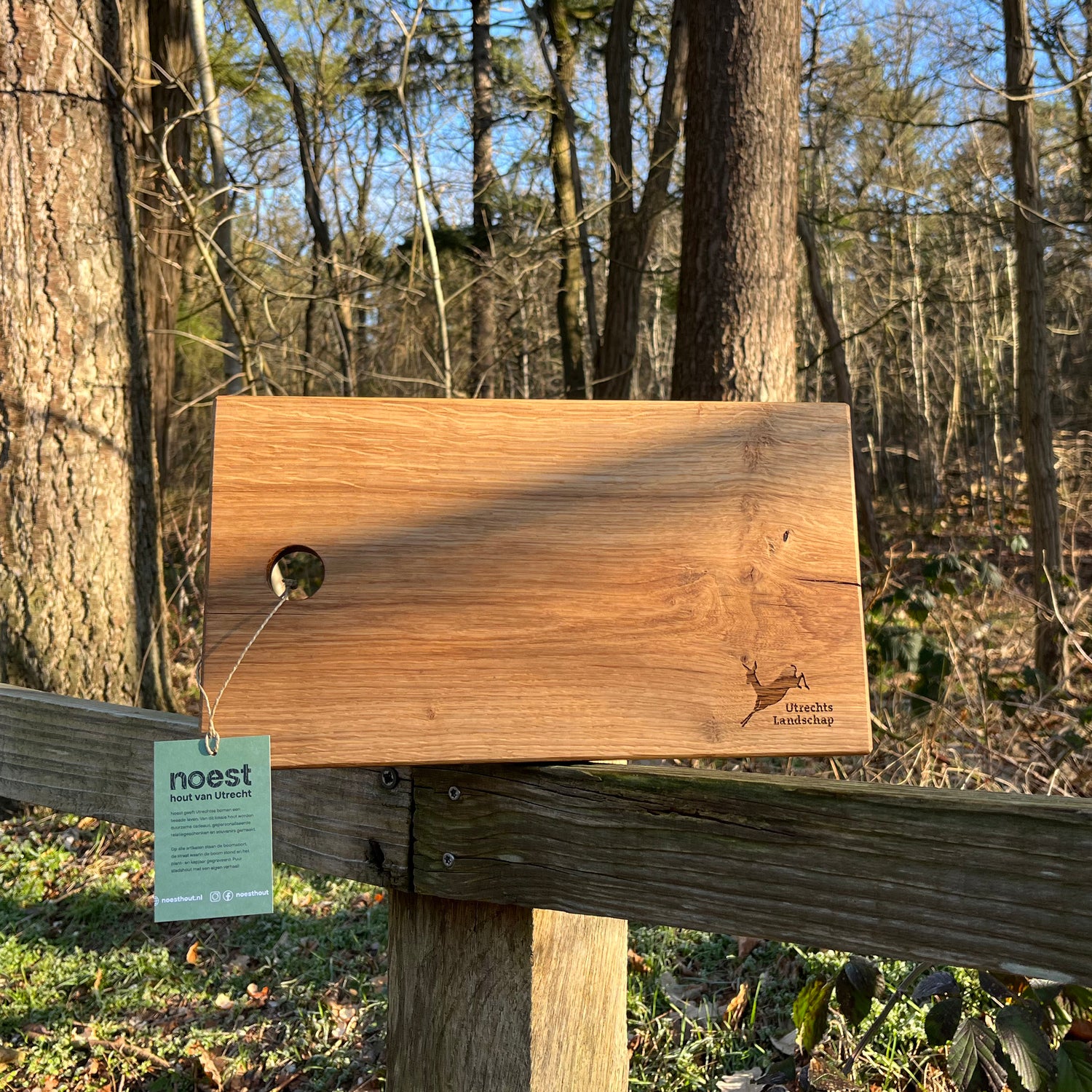 Duurzame houten borrelplanken van Utrechts stadshout