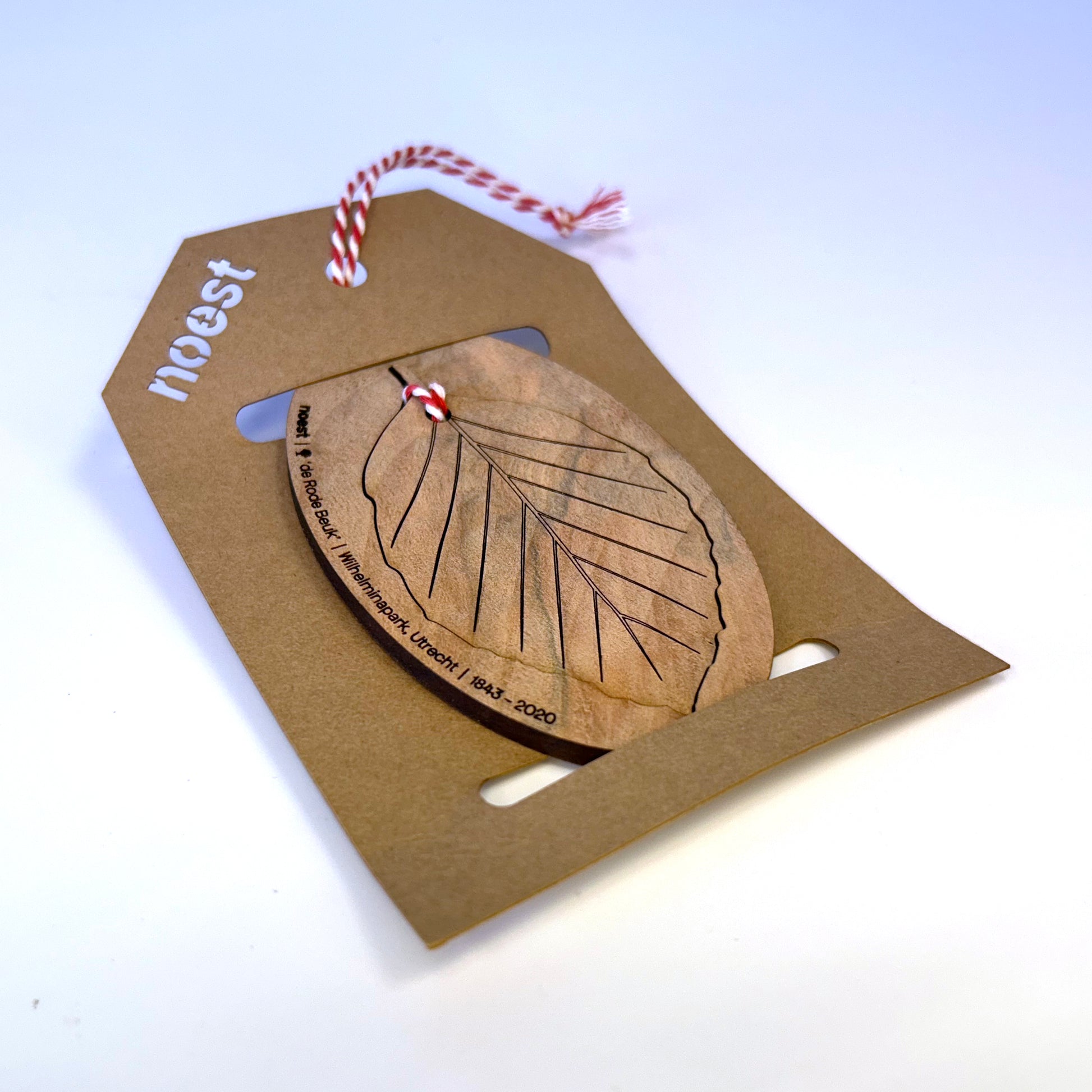 Houten ornamentenset Rode Beuk Wilhelminapark (Utrecht), decoratieve duurzame objecten.