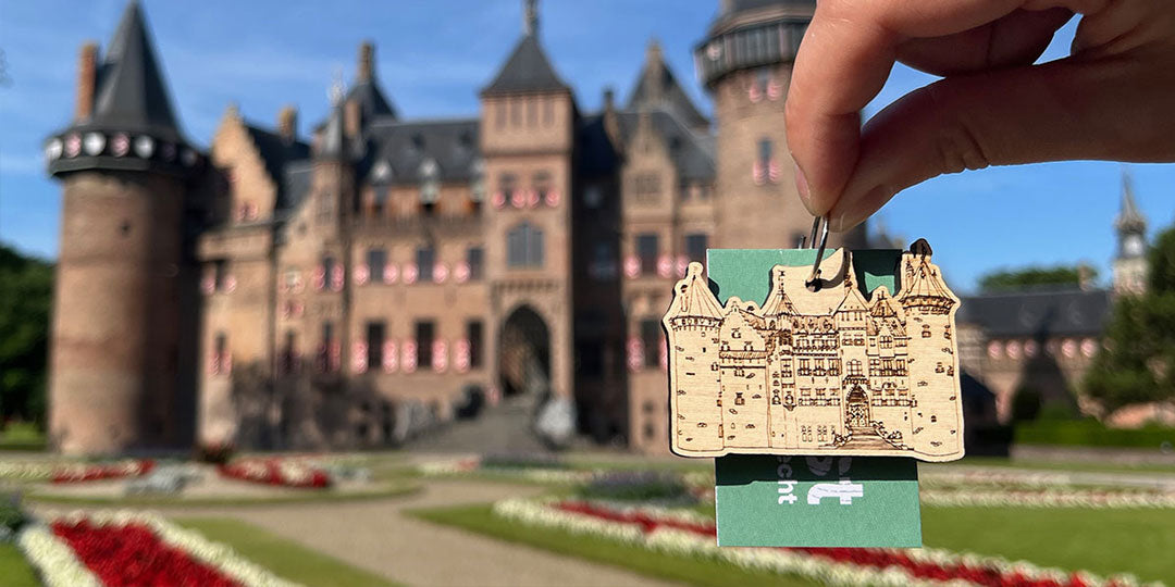 Duurzaam stadshouten relatiegeschenk op maat gemaakt