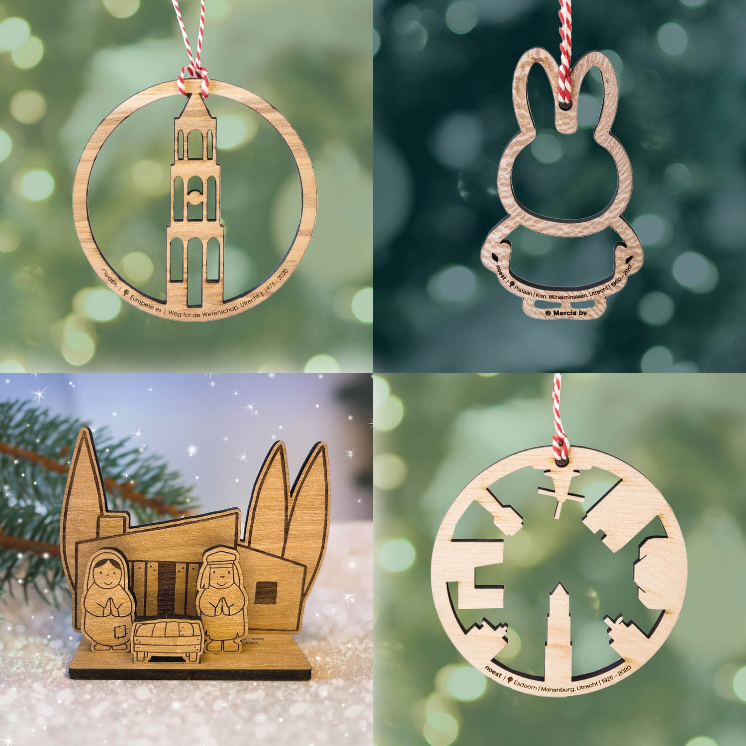 Duurzame houten kerstgeschenken van Utrechts stadshout