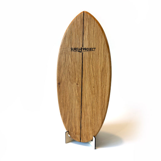 Serveplank van circulair hout | Noest x Surf Project
