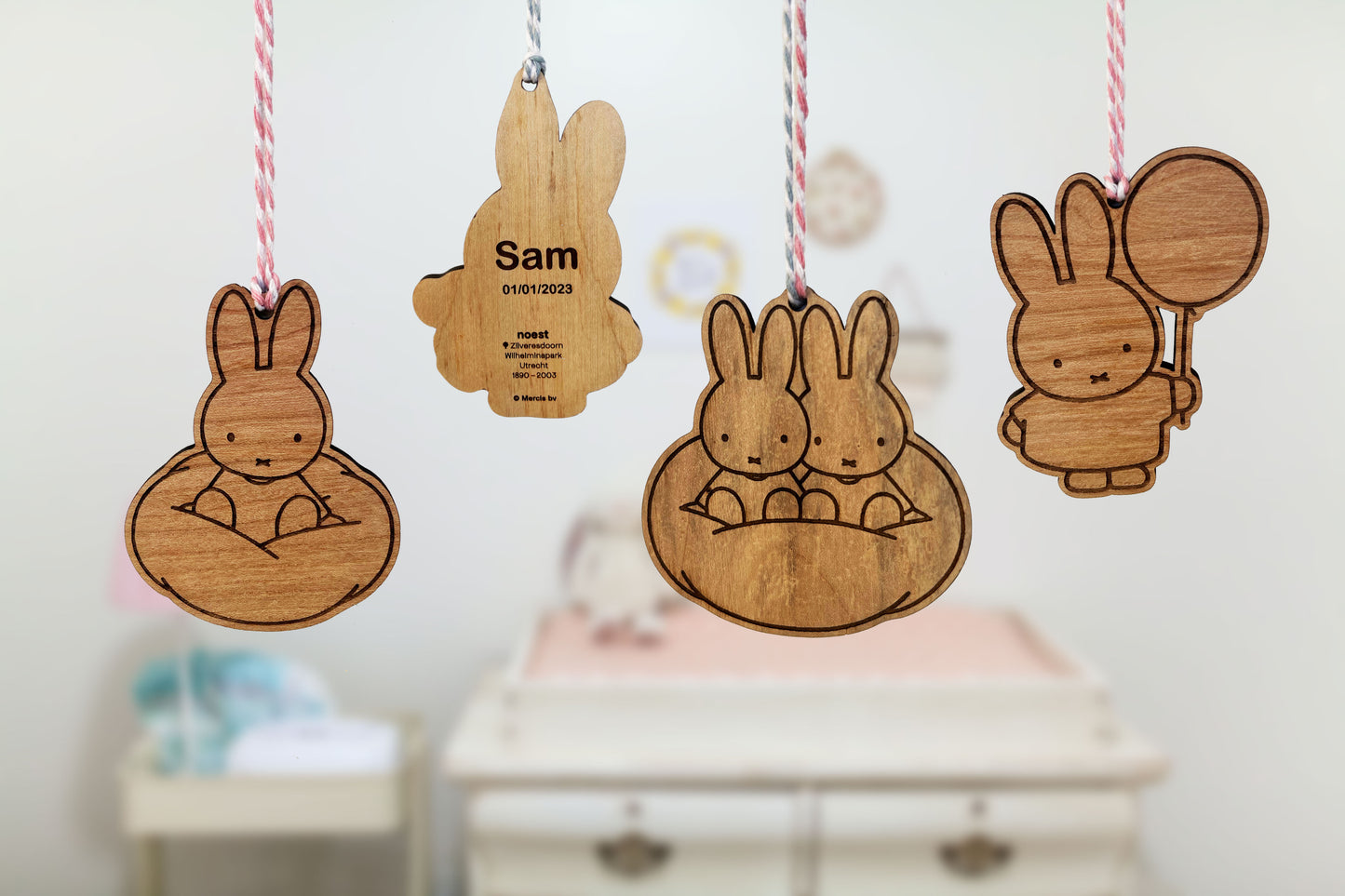 miffy birth pendant - balloon