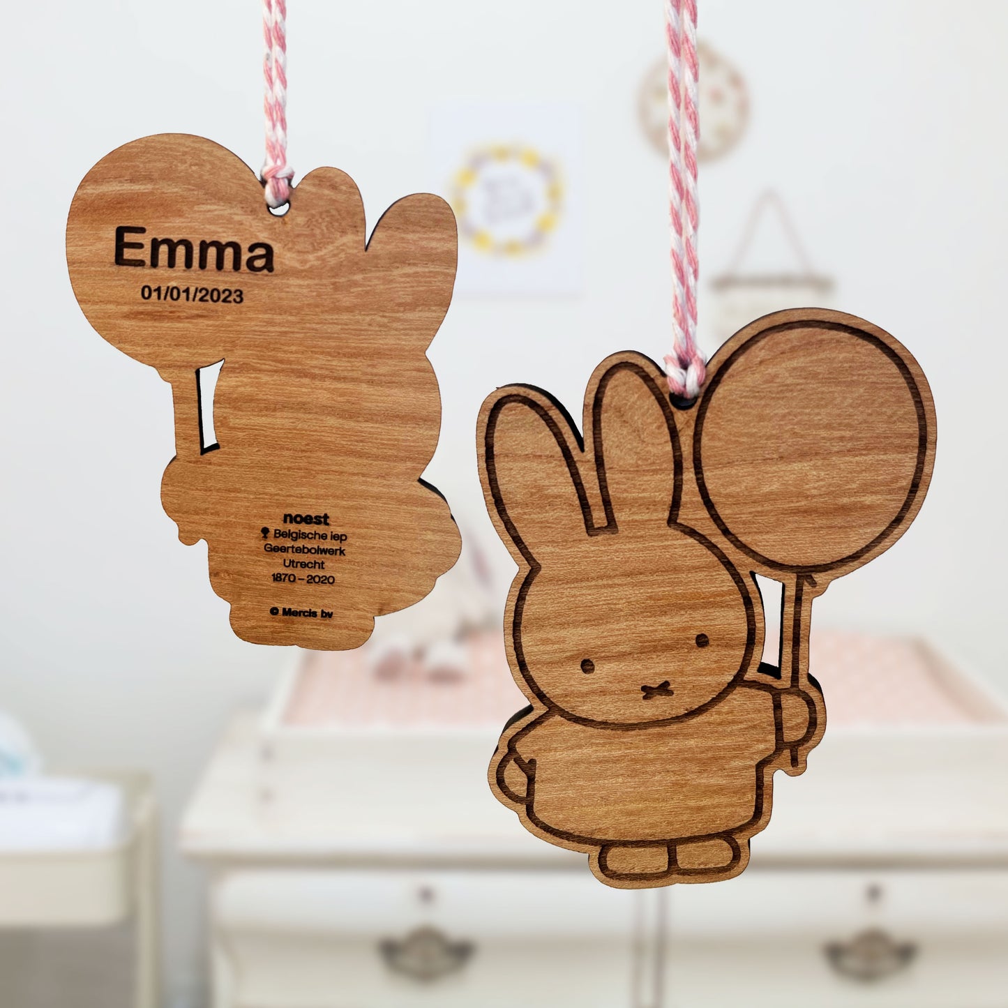 miffy birth pendant - balloon